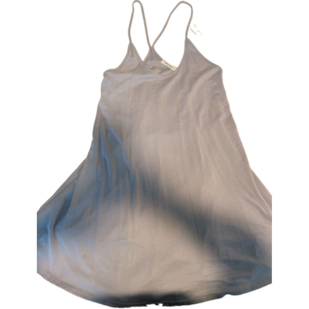Promesa Satin Slip Dress Periwinkle Light Ice Blue Size M